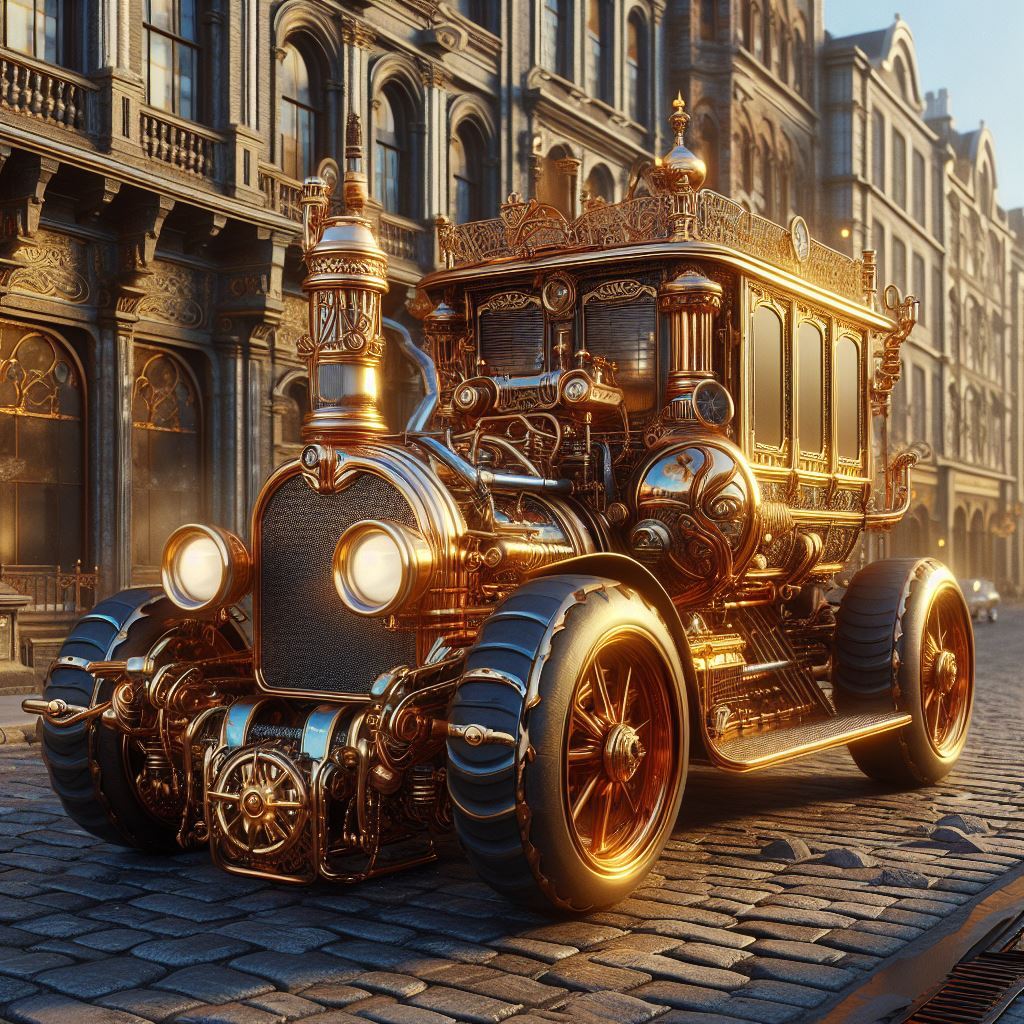 Steampunk car